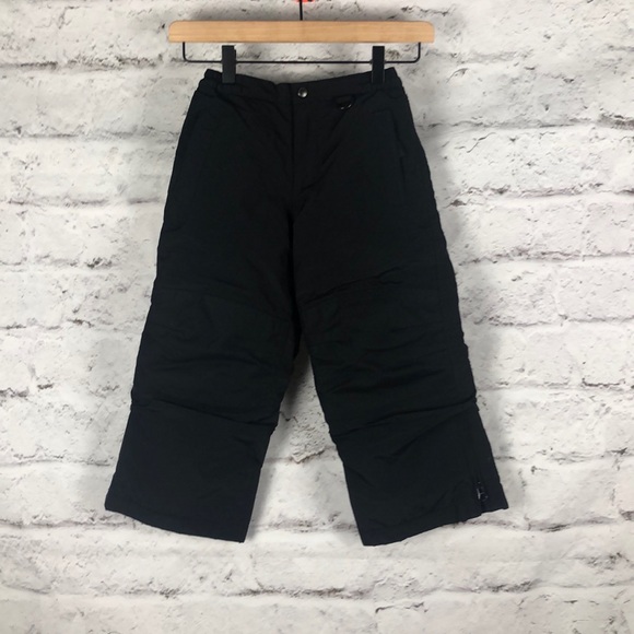 Lands End Black Snow Pants Sz 5 Unisex - Picture 2 of 7
